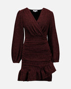 FLOYD Kjole Alyssa Sparkle - Brown