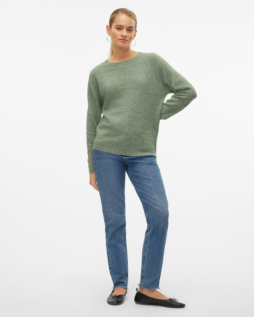 VERO MODA Genser Doffy LS Lauren - Lauren Wrealth Mel.