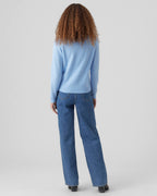 VERO MODA Genser Doffy LS Lauren - Little Boy Blue/ Melange