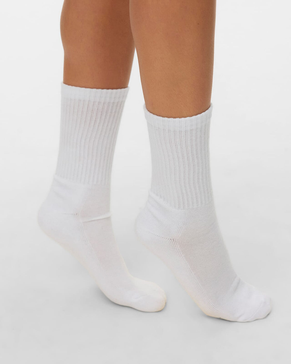 VERO MODA Sokker Mel Sporty 3pk - Snow White/ Snow white
