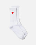 VERO MODA Sokker Mel Detail - Snow White/ Heart/ Fiery Red