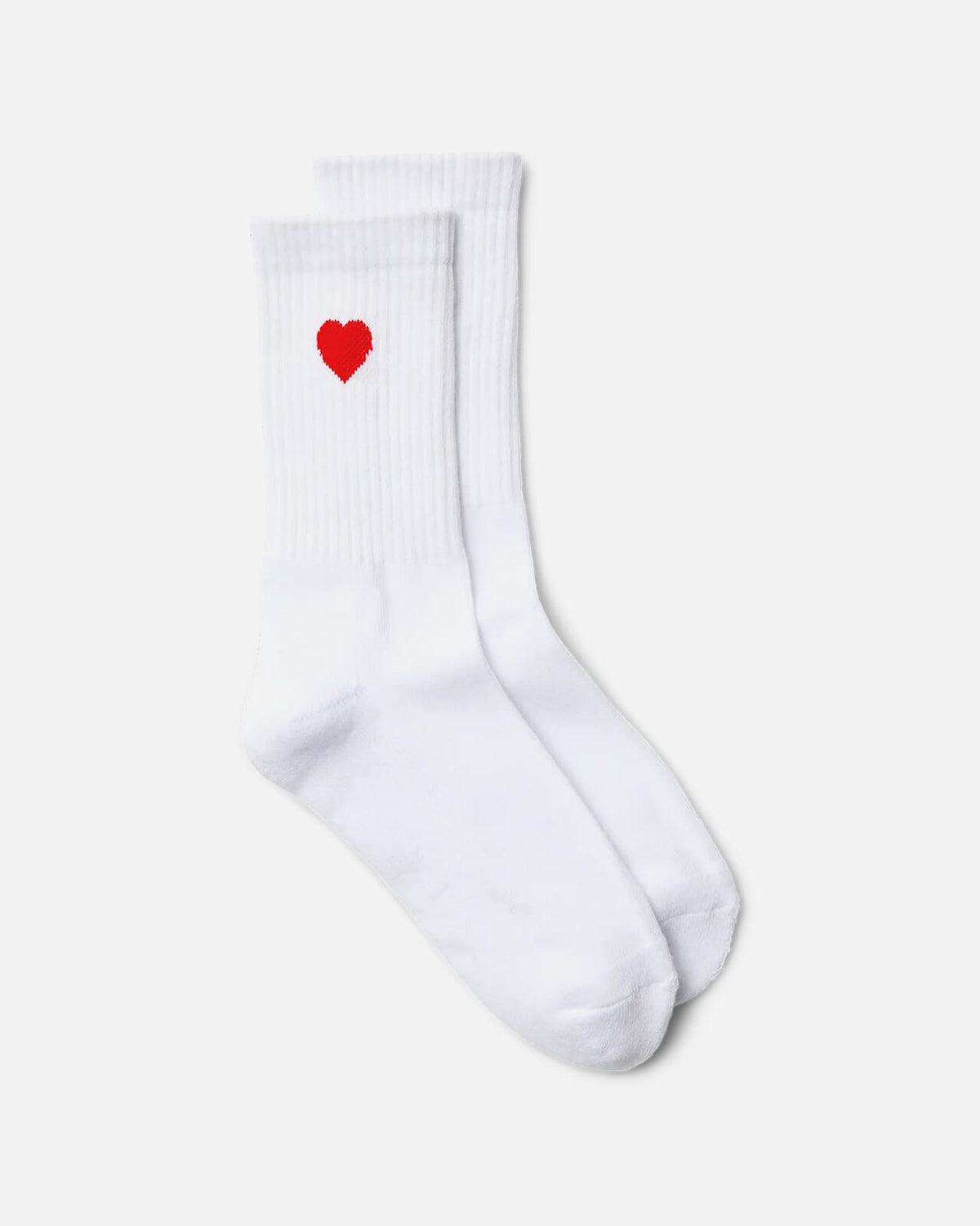 VERO MODA Sokker Mel Detail - Snow White/ Heart/ Fiery Red