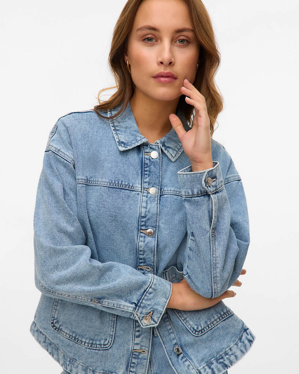 VERO MODA Denimjakke Jamie - Light Jeans Blue