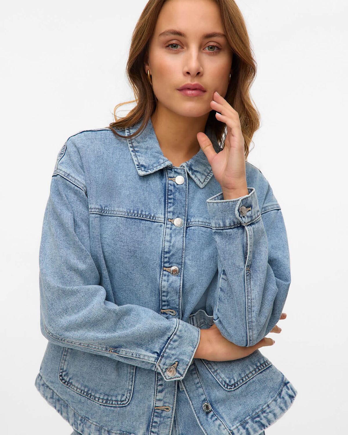 VERO MODA Denimjakke Jamie - Light Jeans Blue