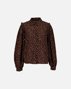 VERO MODA Skjorte Noelle - Chocolate Torte/ Rose Elegance