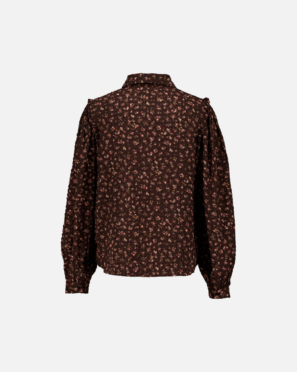 VERO MODA Skjorte Noelle - Chocolate Torte/ Rose Elegance