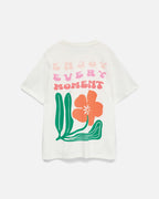 VERO MODA T-skjorte Mariane Caty - Snow White/ Enjoy Ever