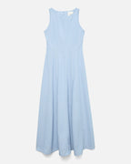 VERO MODA Maxikjole Norma Chambray SL - Light Blue/ Melange