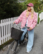 VERO MODA Jakke Jane Quilted - Cashmere Rose/ Jane Pink Flower