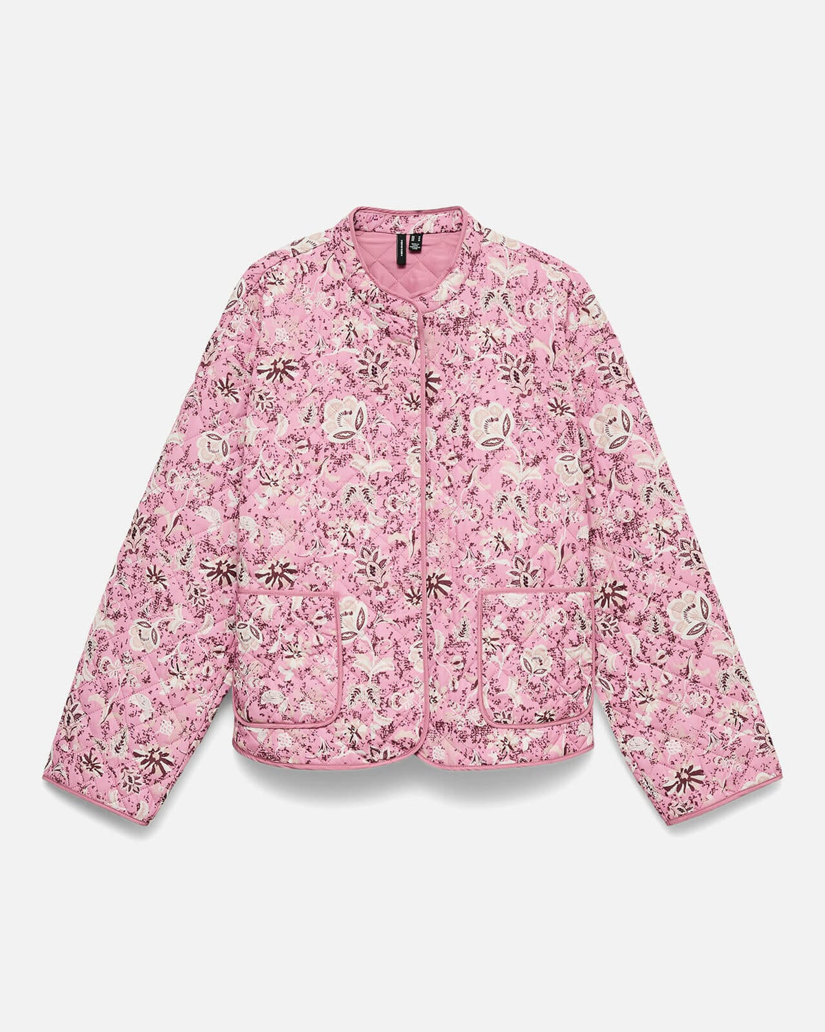 VERO MODA Jakke Jane Quilted - Cashmere Rose/ Jane Pink Flower
