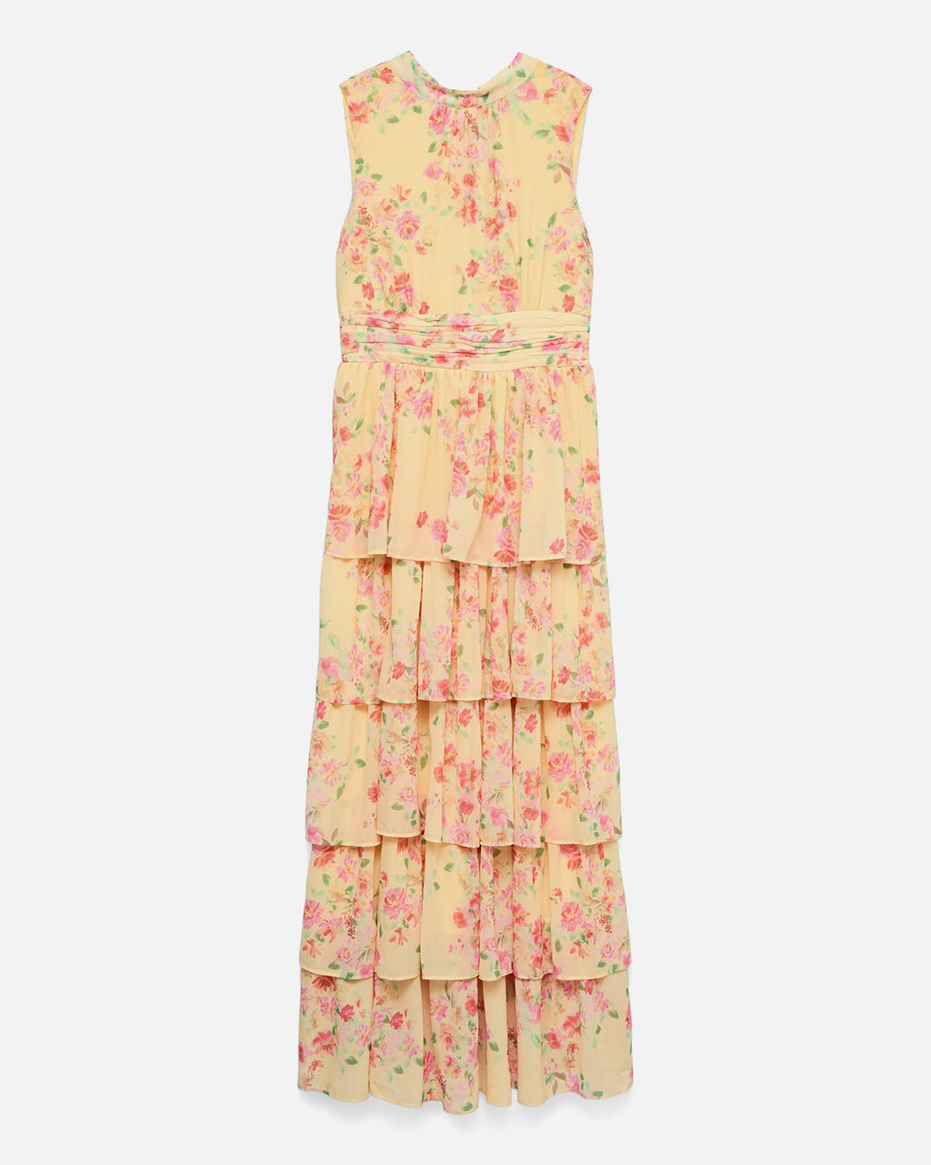 VERO MODA Maxikjole Serena SL Long Frill - Flan Bells