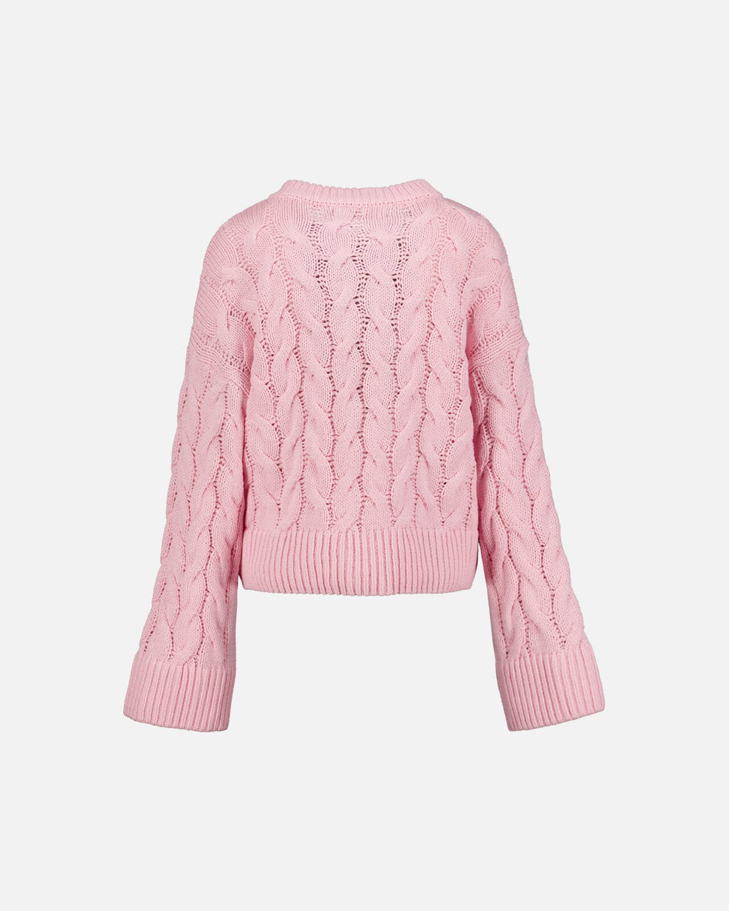 VERO MODA Strikket Cardigan Svea Thea LS O-neck Cable - Roseate Spoonbill