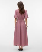VERO MODA Maxikjole Melaney Ankle - Nostalgia Rose/ Melange