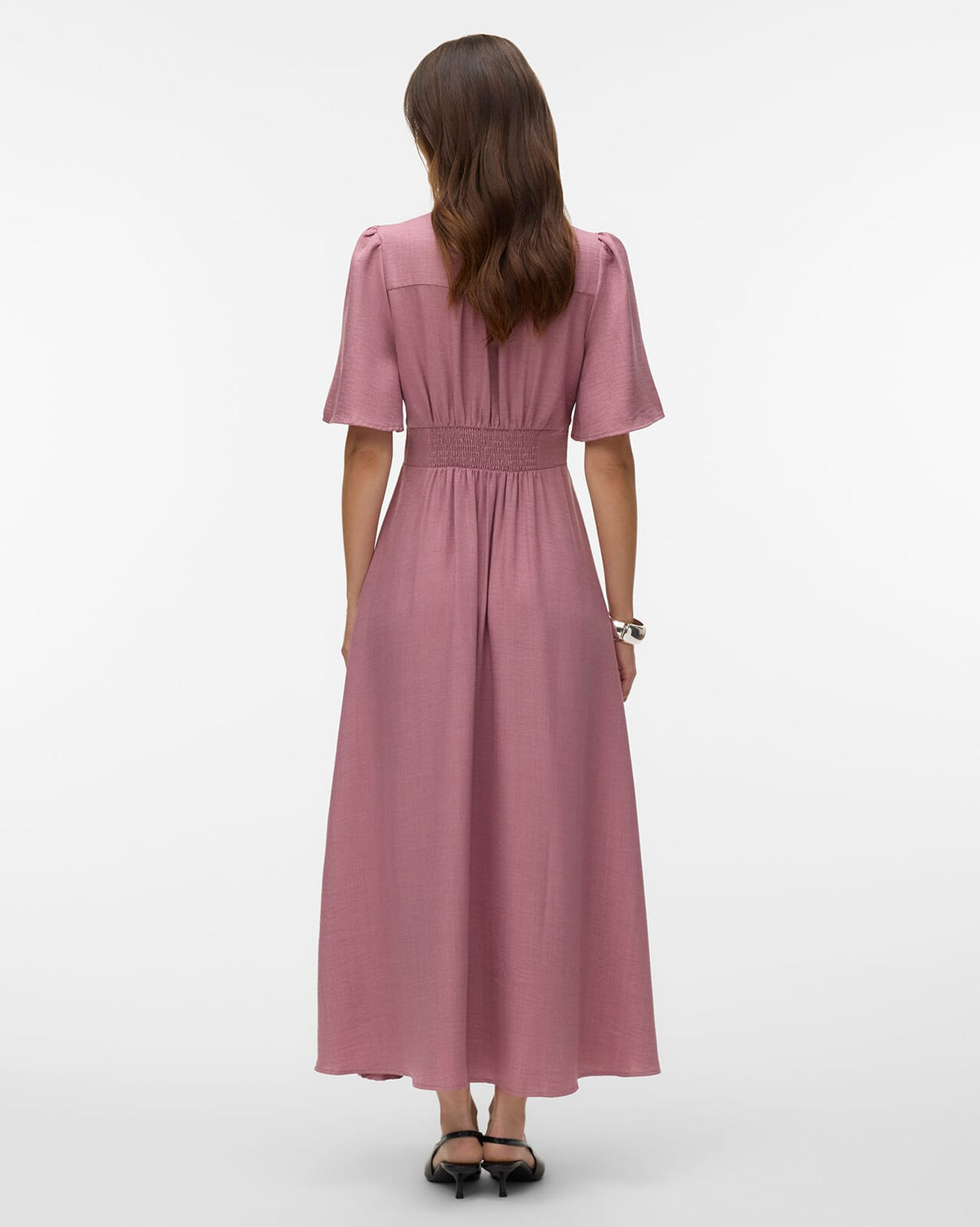 VERO MODA Maxikjole Melaney Ankle - Nostalgia Rose/ Melange