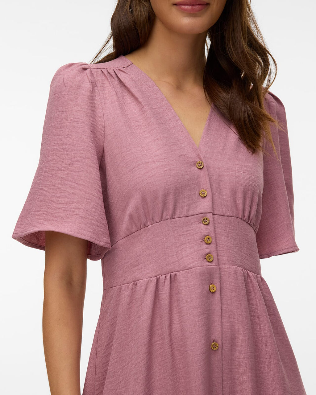 VERO MODA Maxikjole Melaney Ankle - Nostalgia Rose/ Melange