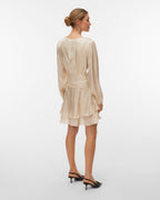 VERO MODA Kjole Polly LS Short - Birch