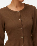 VERO MODA Cardigan Light - Carafe/ White Melange