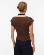 VERO MODA Topp Mille - Chocolate Martini