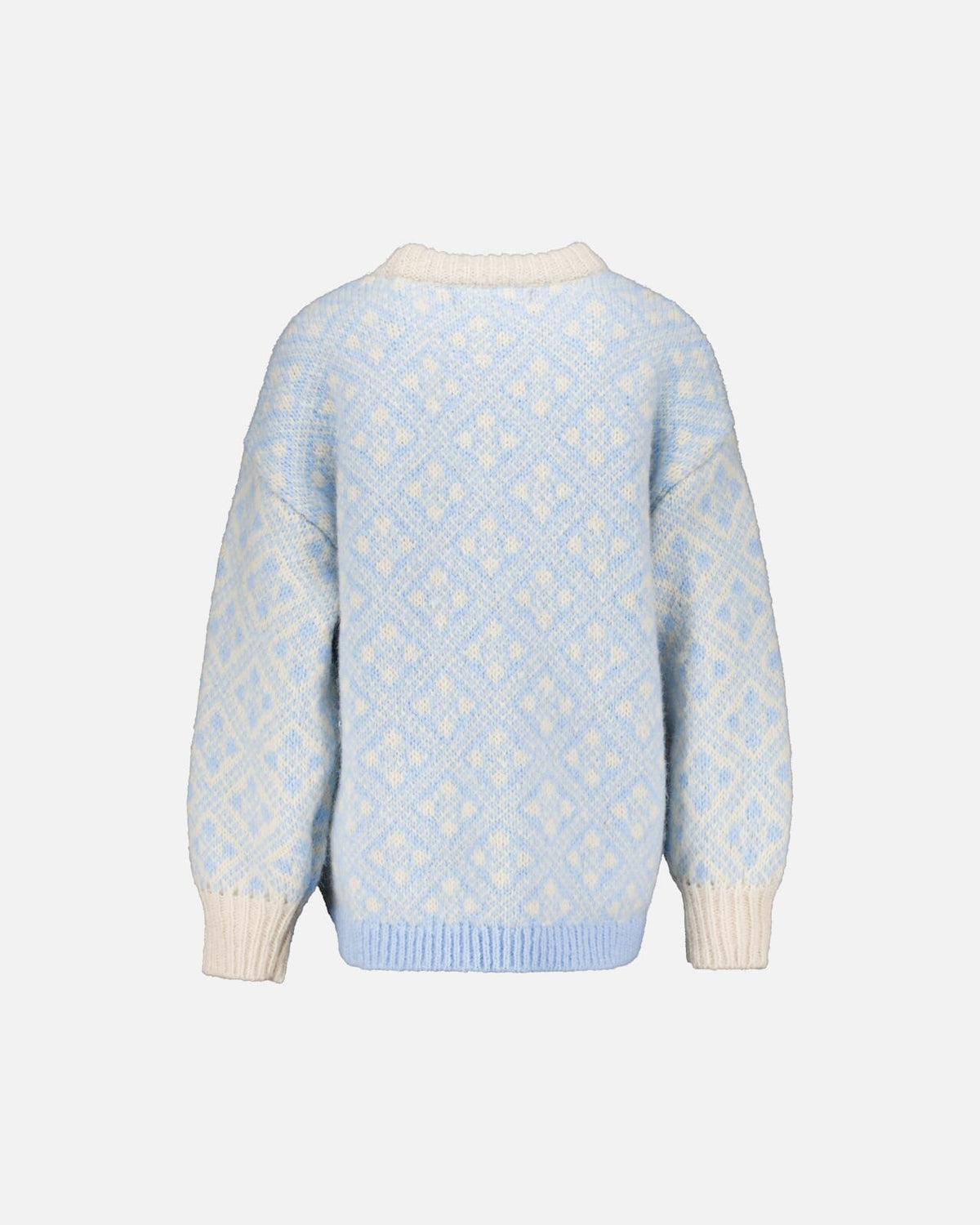 VERO MODA Strikkegenser Inga - Birch/ Dutch Canal