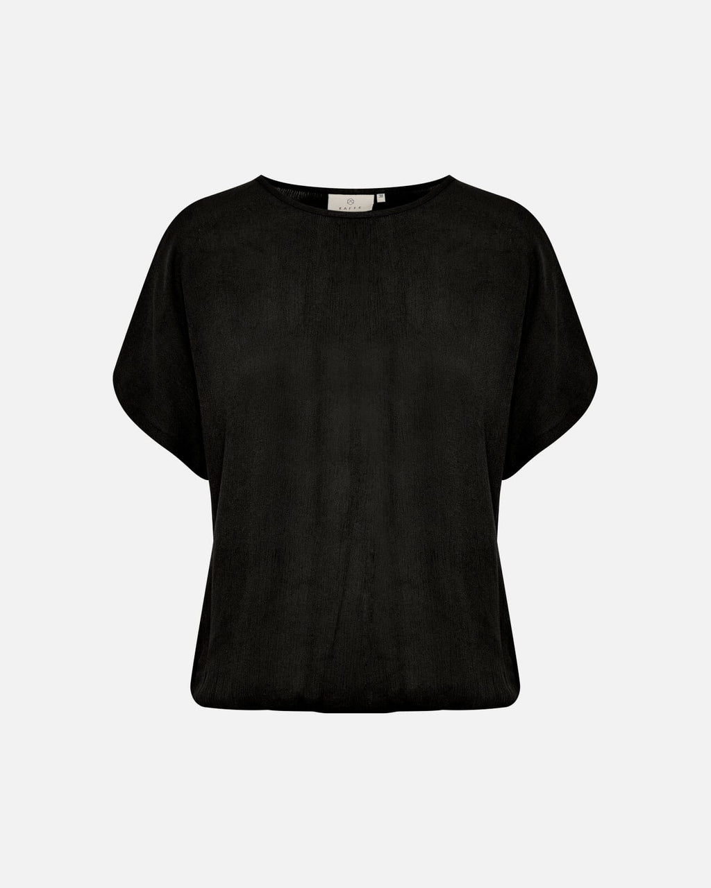 KAFFE Topp Amber Stanley - Black Deep