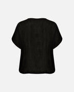 KAFFE Topp Amber Stanley - Black Deep