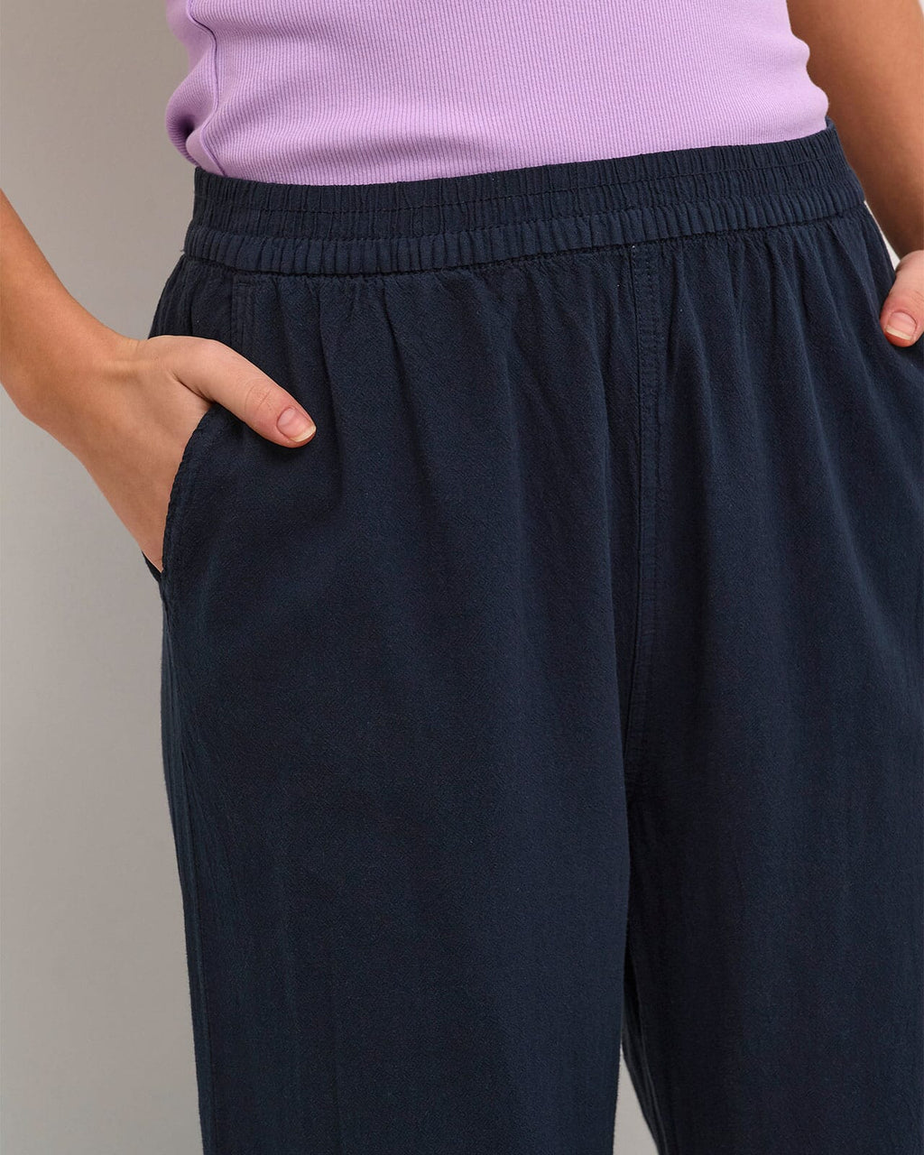 KAFFE Bukse Naya Culotte Pants - Midnight Marine