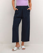 KAFFE Bukse Naya Culotte Pants - Midnight Marine