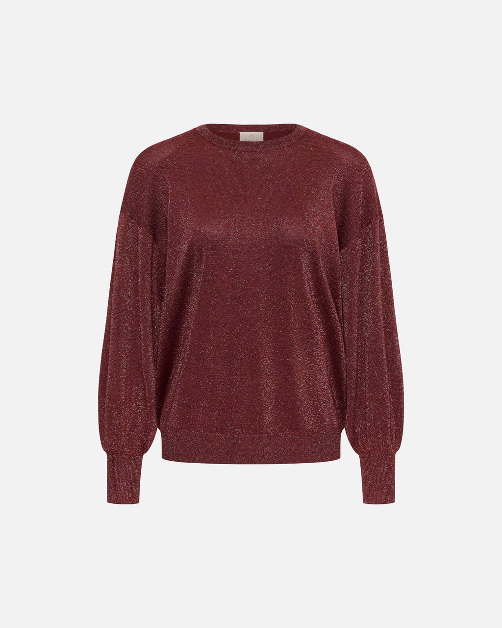KAFFE Genser Regina O-neck - Port