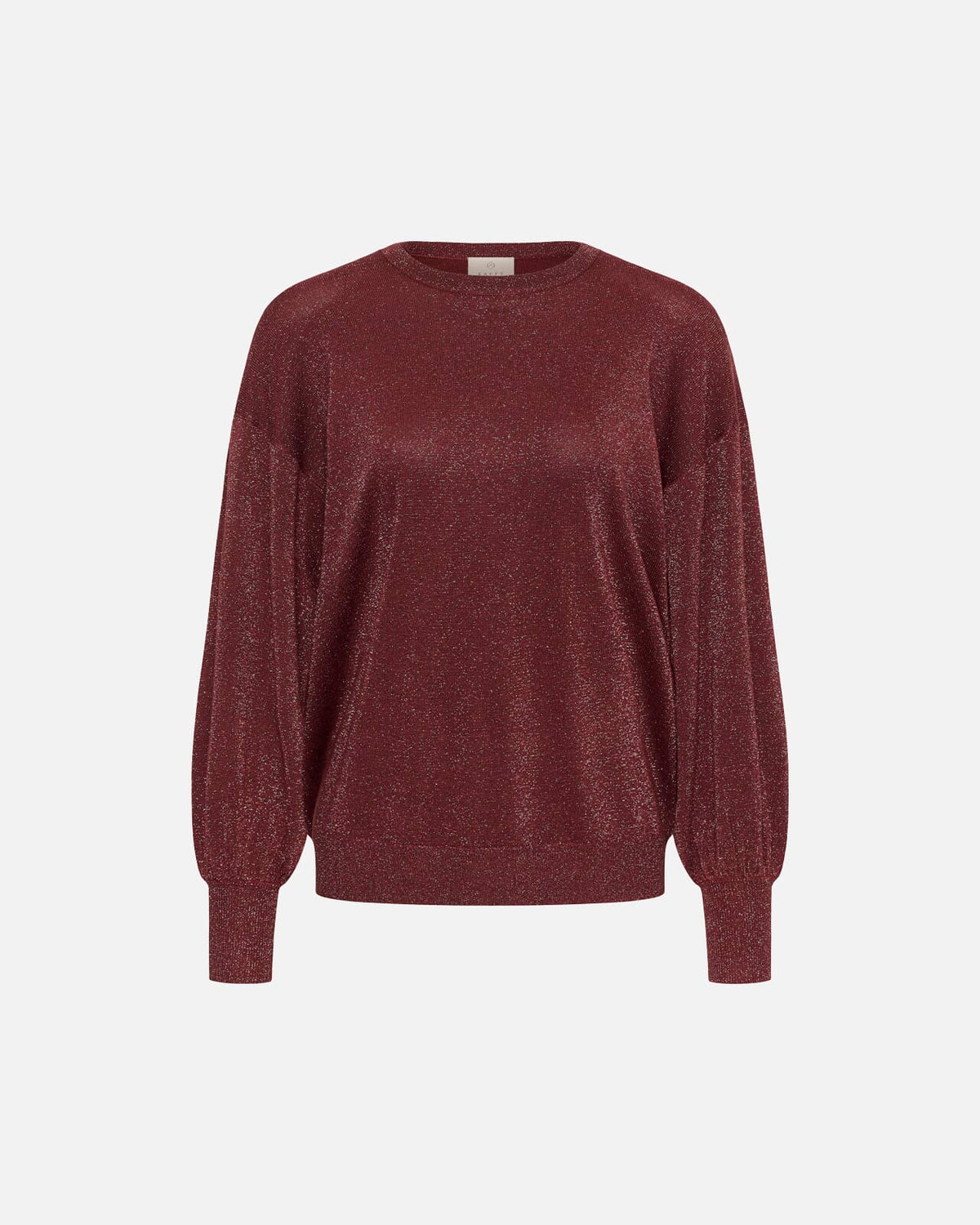 KAFFE Genser Regina O-neck - Port