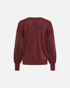 KAFFE Genser Regina O-neck - Port