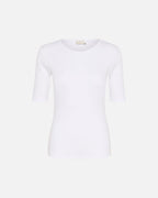 KAFFE Topp Carna T-shirt - Optical White