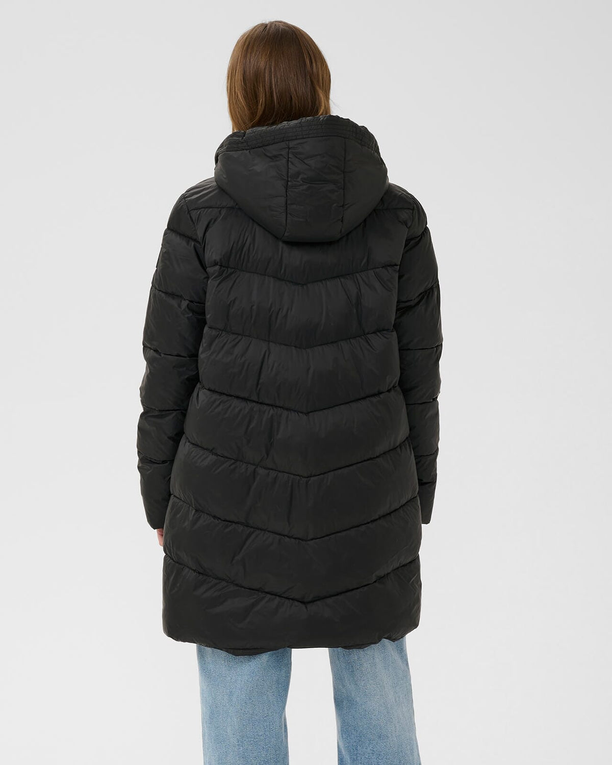 KAFFE Boblejakke Susanne Coat - Black Deep