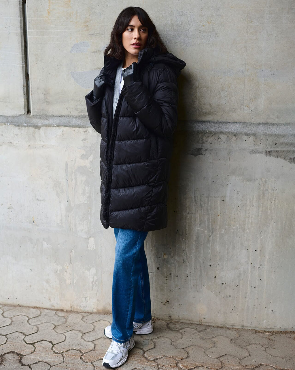 KAFFE Boblejakke Susanne Coat - Black Deep
