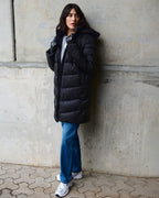 KAFFE Boblejakke Susanne Coat - Black Deep