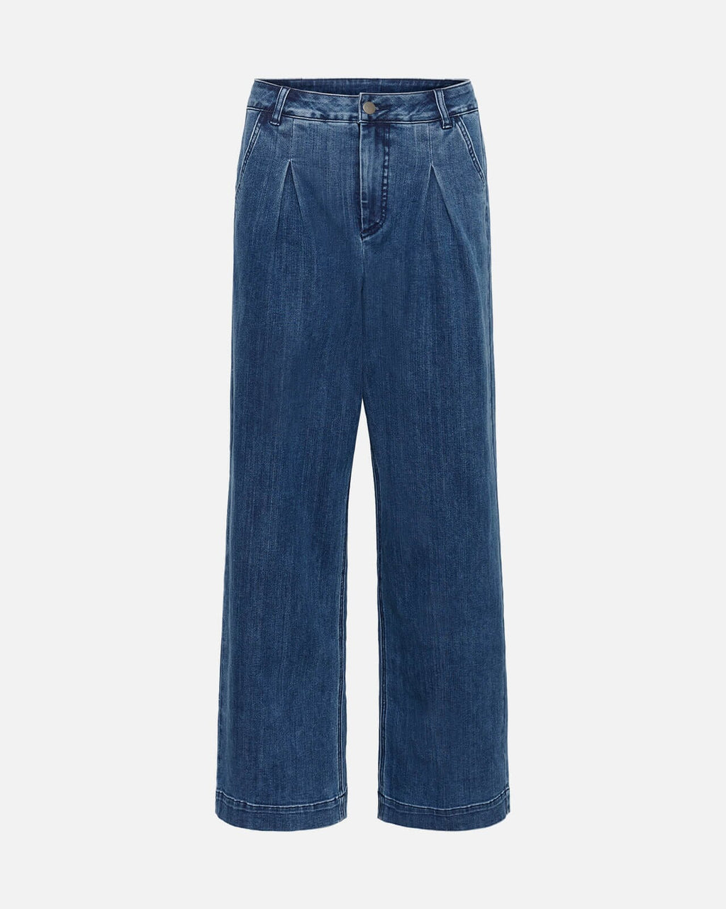 KAFFE Jeans Lea Wide - Medium Blue Denim