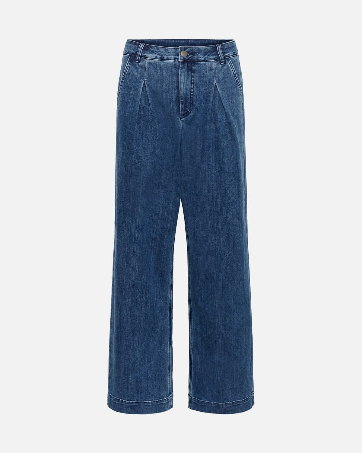 KAFFE Jeans Lea Wide - Medium Blue Denim