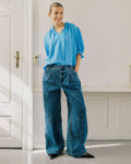 KAFFE Jeans Lea Wide - Medium Blue Denim