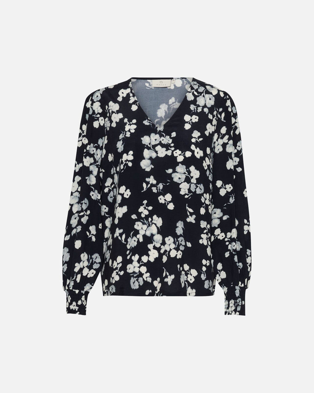 KAFFE Bluse Alice Blouse - Marine Flower