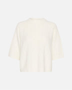 KAFFE Strikket Topp Tella - Chalk