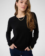 KAFFE Genser Lizza Knit Pullover - Black Deep