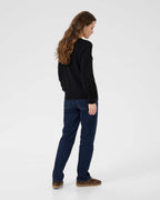 KAFFE Genser Lizza Knit Pullover - Black Deep