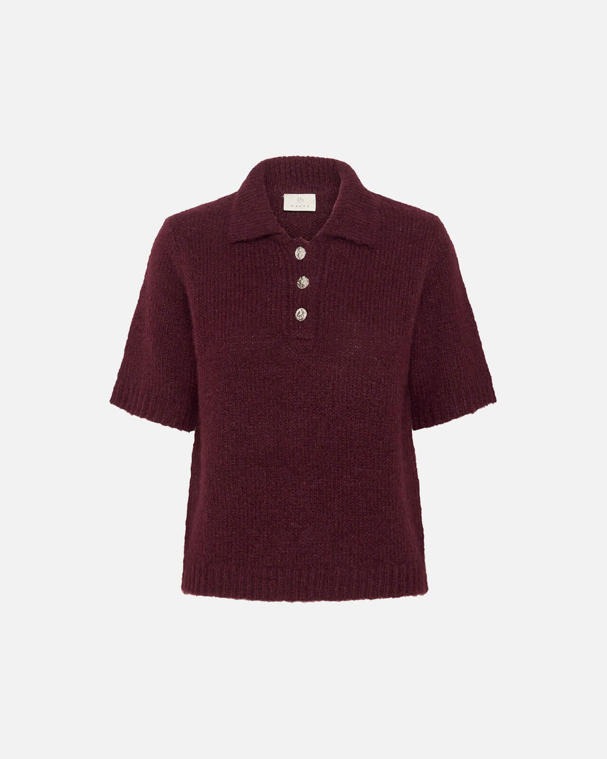 KAFFE Strikket topp Emilie - Windsor wine