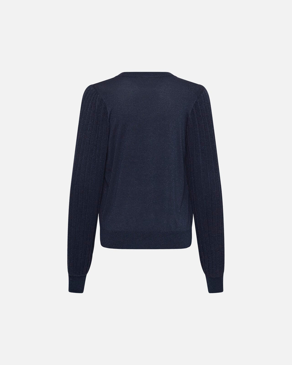 KAFFE Genser Regina Pleat LS - Graphite