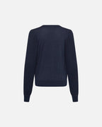 KAFFE Genser Regina Pleat LS - Graphite