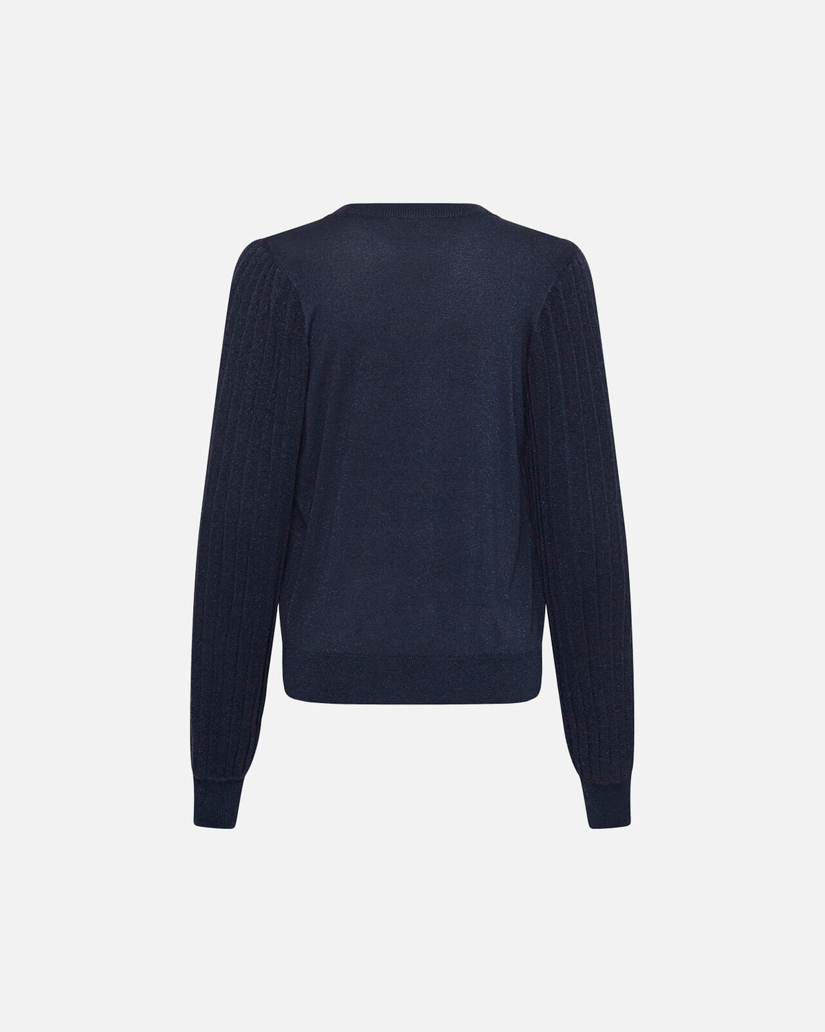 KAFFE Genser Regina Pleat LS - Graphite
