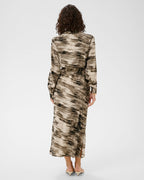 KAFFE Skjortekjole Keri Shirt Dress - Feather Grey Abstract