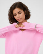KAFFE Genser Lizza Mai - Pink Frosting