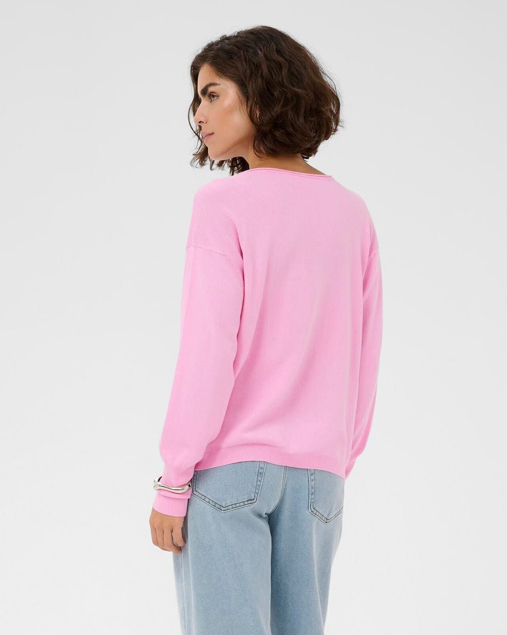 KAFFE Genser Lizza Mai - Pink Frosting