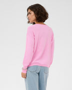 KAFFE Genser Lizza Mai - Pink Frosting