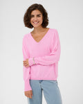 KAFFE Genser Lizza Mai - Pink Frosting